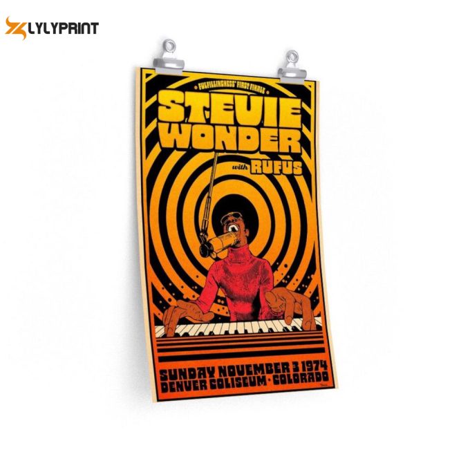 Stevie Wonder Concert Poster 2