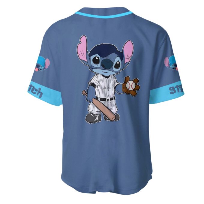 Stitch Baby Denim Blue | Disney Baseball Jersey Personalized 2
