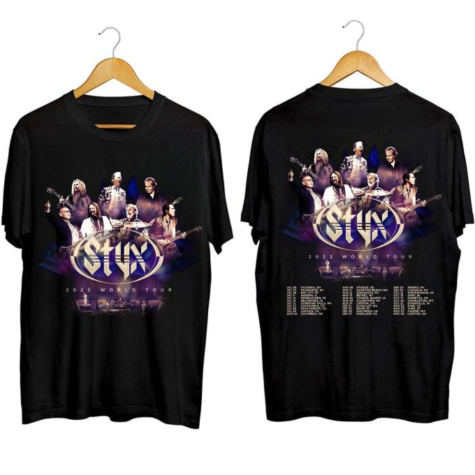 Styx 2023 Tour Shirt: Fall Tour Fan &Amp;Amp; Concert Band Merch 1