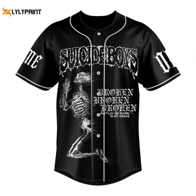 Suicideboy 2023 Tour Baseball Jersey, Suicideboy Grey Day 2023 Tour Shirt 2