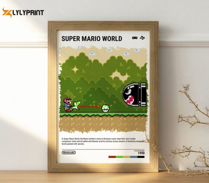 Super Mario Bros. (1990) Snes Poster 1