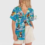 Surfing Bulldog Hawaiian Shirt, Aloha Beach Hawaii Shirt