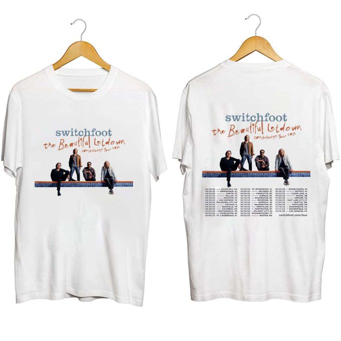 Switchfoot 2023 Tour Shirt: The Beautiful Letdown Concert Tee 1