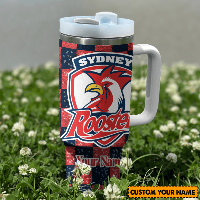 Sydney Roosters Nrl Personalized Stanley Tumbler 40Oz 3