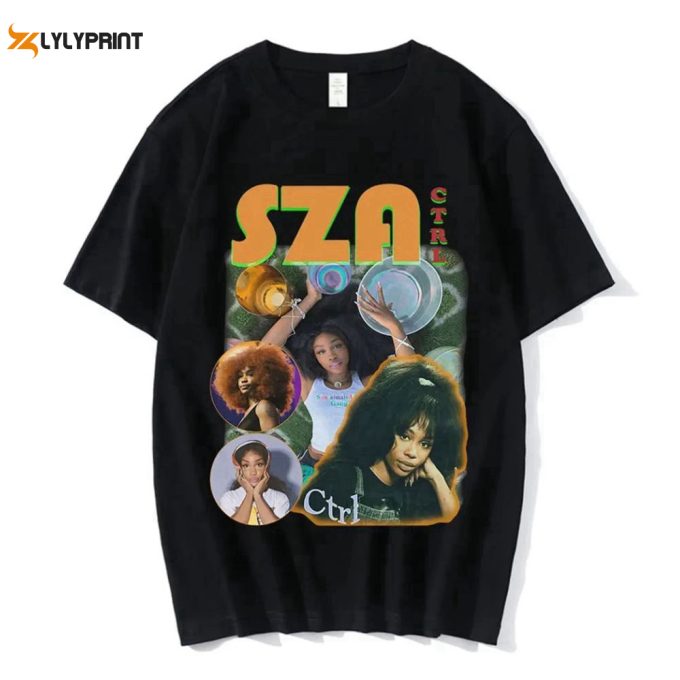 Sza Ctrl Sos Bootleg 90S T-Shirt Music Singer Rapper Shirt 1