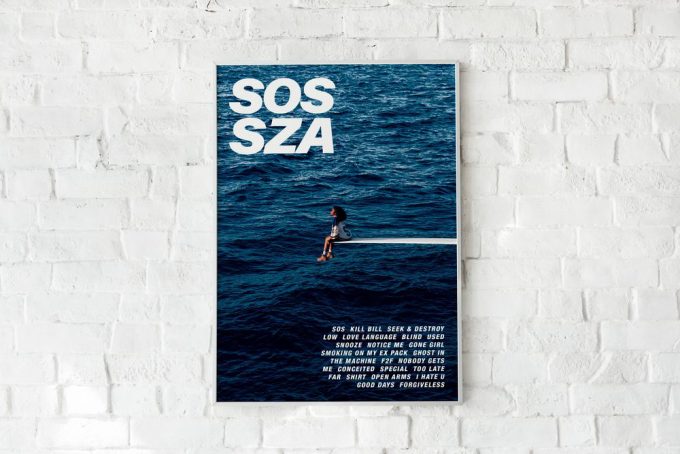 Sza Poster - Sza Sos - Sza Wallart - Sza Decorative 4