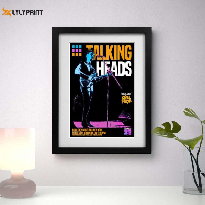 Talking Heads 1980 New York Concert Poster 1