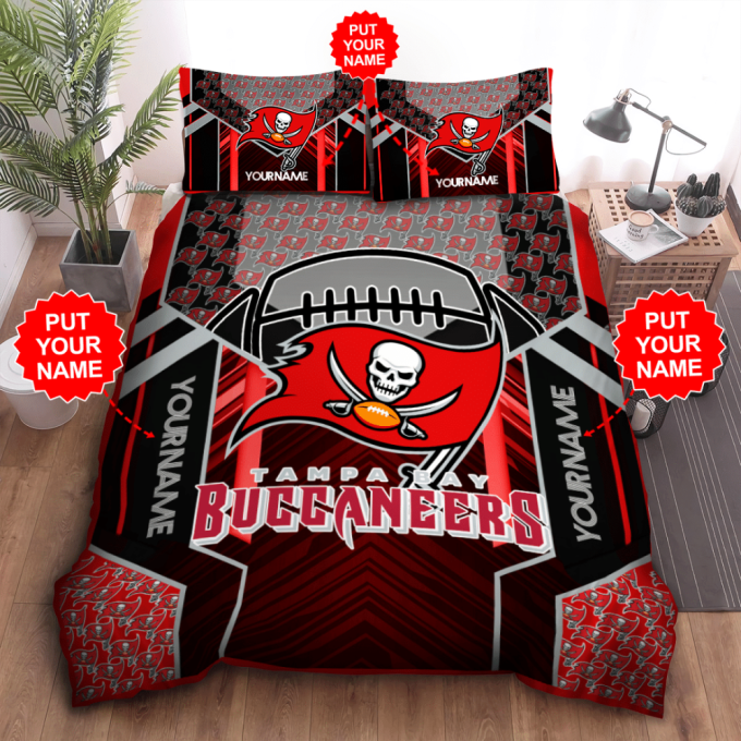 Tampa Bay Buccaneers Duvet Cover Bedding Set Gift For Fans 2024 Bd846 2