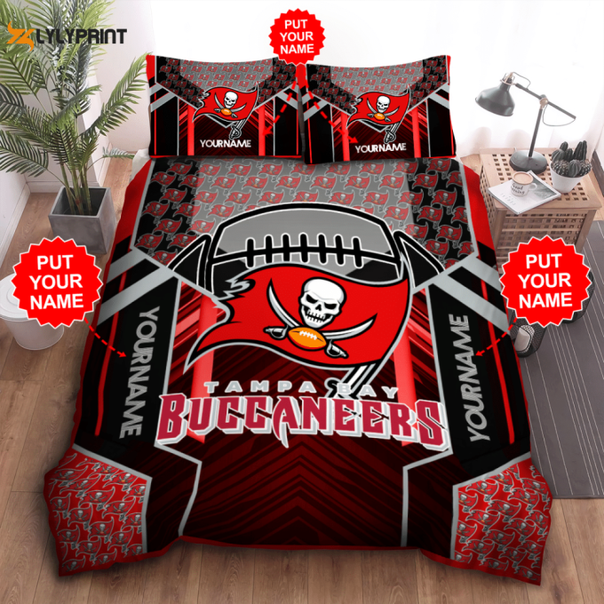 Tampa Bay Buccaneers Duvet Cover Bedding Set Gift For Fans 2024 Bd846 1