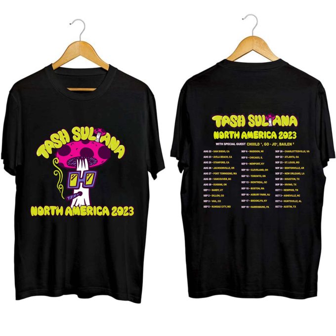 Tash Sultana 2023 Tour Shirt: Fan Tee For North American Concerts &Amp;Amp; Gifts 1