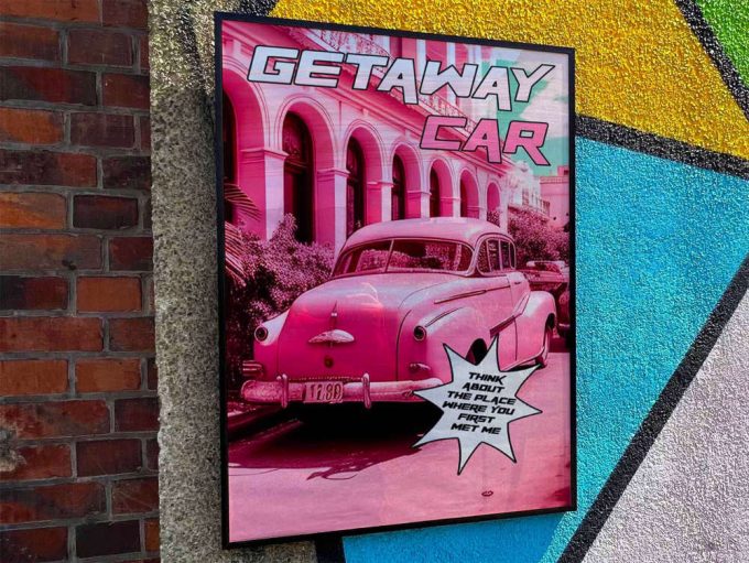 Taylor Swift &Quot;Getaway Car&Quot; Album Cover Poster #3 2