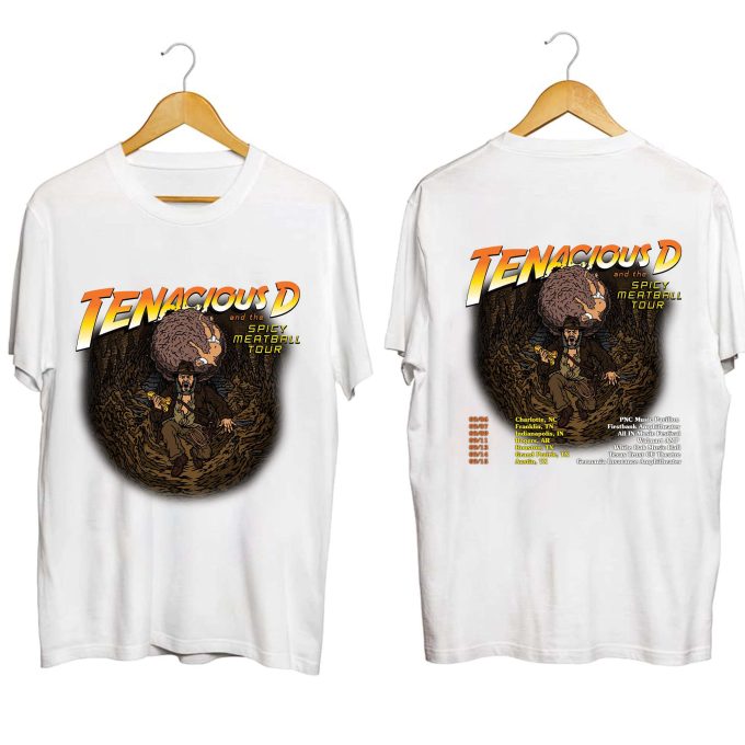 Tenacious D Spicy Meatball Tour 2023 Shirt: Exclusive Fan Concert Tee! 2