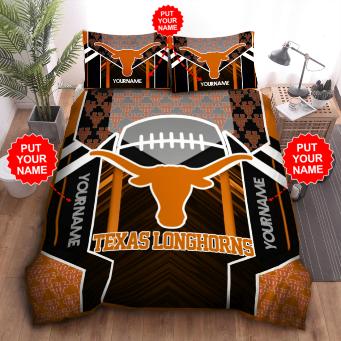 Texas Longhorns Duvet Bedding Set - Bd860: Show Your Team Spirit! 2