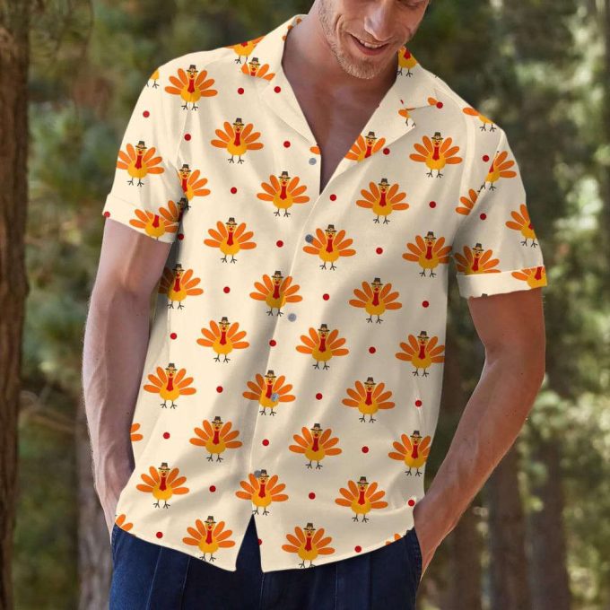 Thanksgiving Turkey Hawaiian Shirt 5