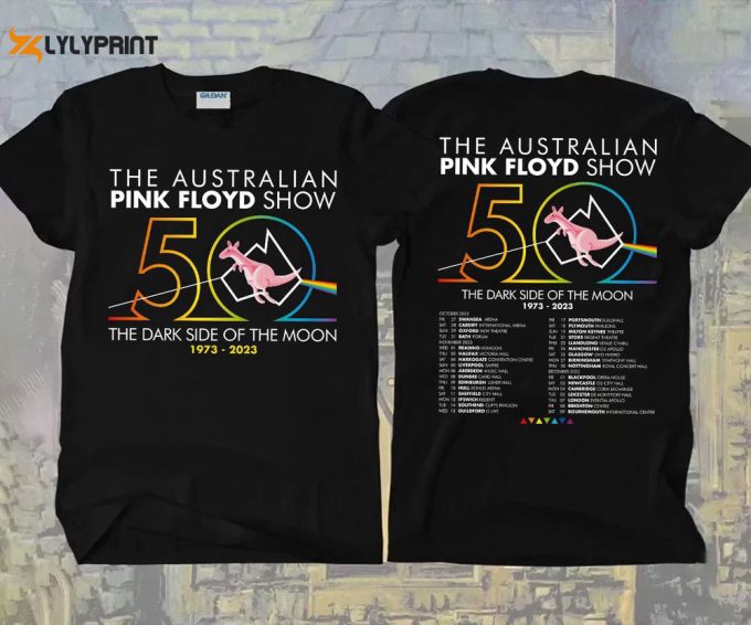 The Australian Pink Floyd Show 2023 Tour T-Shirt Sweatshirt, Pink Floyd Concert Shirt, Australian Pink Floyd Gift, 2023 Concert Shirt 1