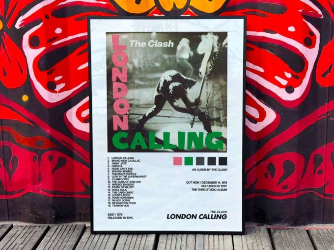The Clash &Quot;London Calling&Quot; Album Cover Poster #2 2