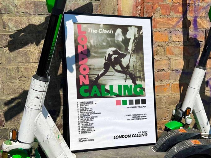 The Clash &Quot;London Calling&Quot; Album Cover Poster #2 3