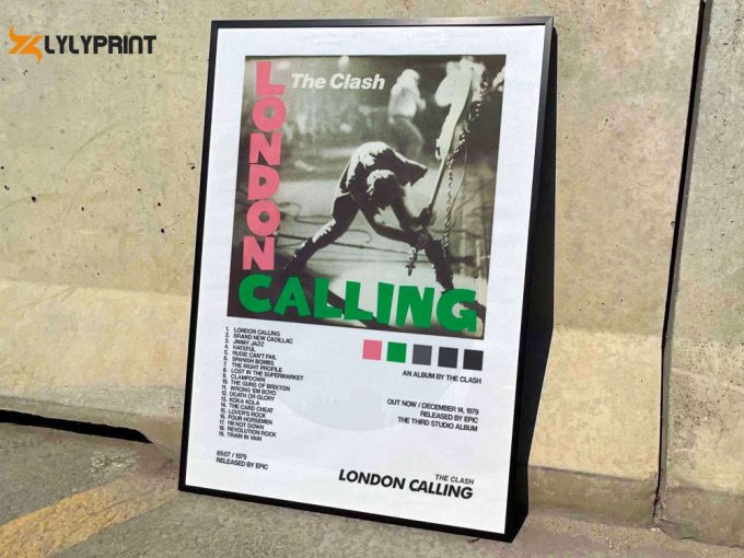 The Clash &Amp;Quot;London Calling&Amp;Quot; Album Cover Poster #2 1