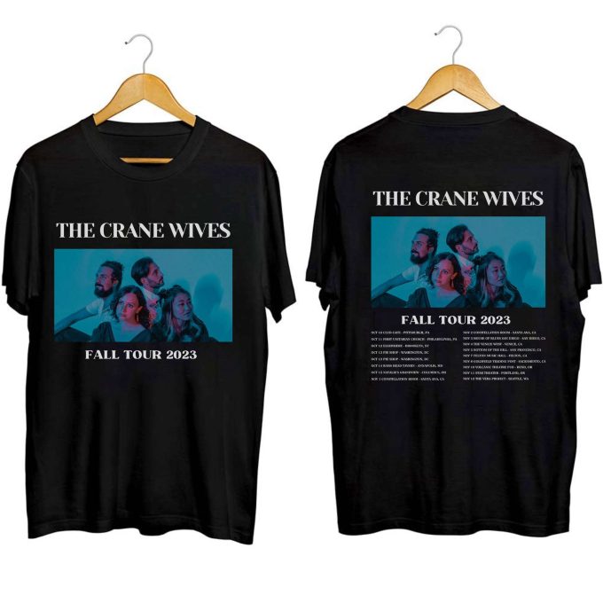 The Crane Wives Fall Tour 2023 Shirt, The Crane Wives Band Fan Shirt, The Crane Wives 2023 Concert Shirt For Fan, The Crane Wives Shirt 2