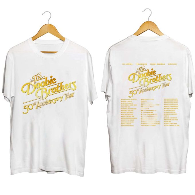 The Doobie Brothers 2023 Tour Shirt - Celebrating 50 Years Of The Legendary Band! 2