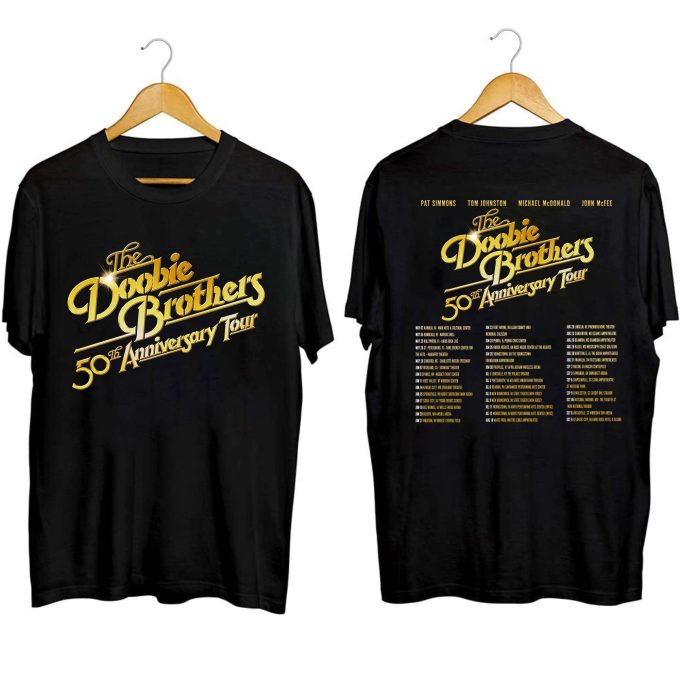 The Doobie Brothers 2023 Tour Shirt - Celebrating 50 Years Of The Legendary Band! 1
