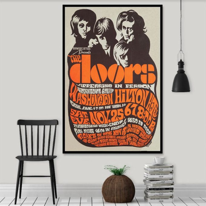 The Doors Vintage Print Concert Music Performance Poster 3