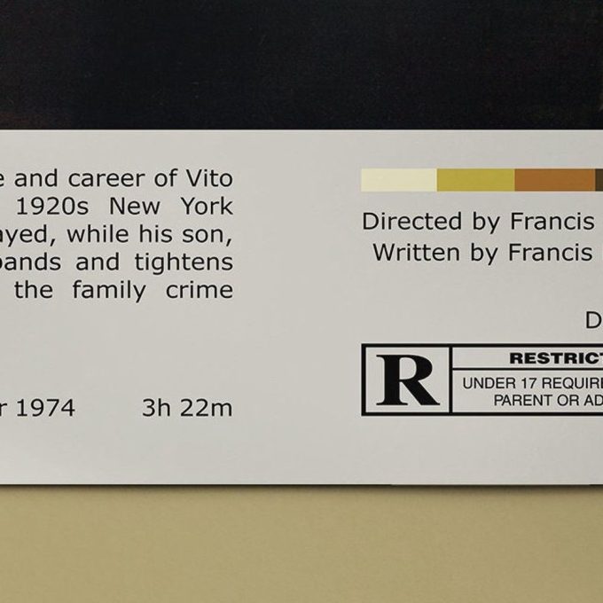The Godfather Part Ii Retro Movie Poster Print | Minimalist Movie Poster | Retro Vintage Art Print 8