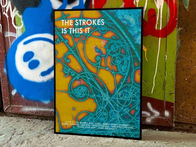 The Strokes &Quot;Is This It&Quot; Album Cover Poster #Fac Original Cover 2