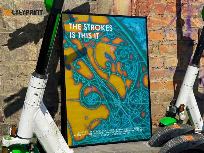 The Strokes &Amp;Quot;Is This It&Amp;Quot; Album Cover Poster #Fac Original Cover 1