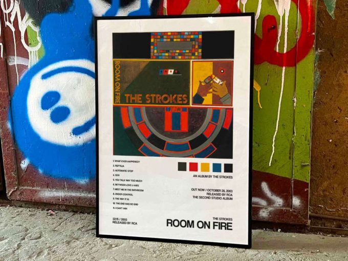 The Strokes &Quot;Room On Fire&Quot; Album Cover Poster #2 2