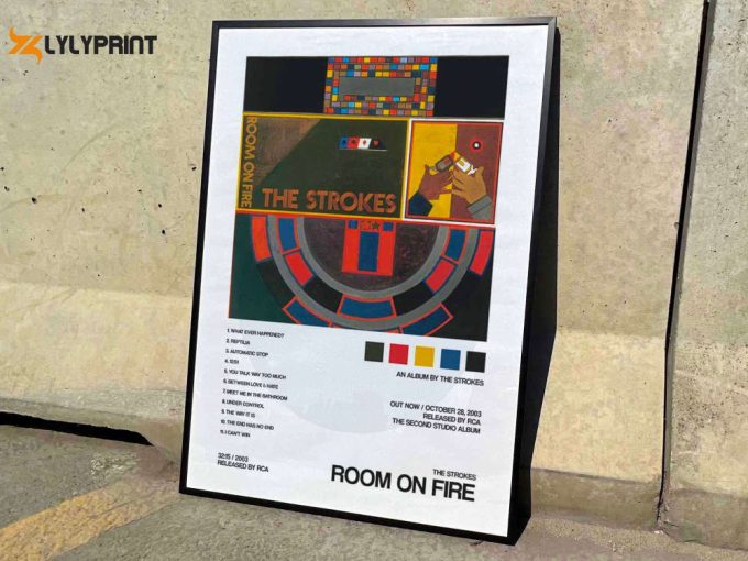 The Strokes &Amp;Quot;Room On Fire&Amp;Quot; Album Cover Poster #2 1