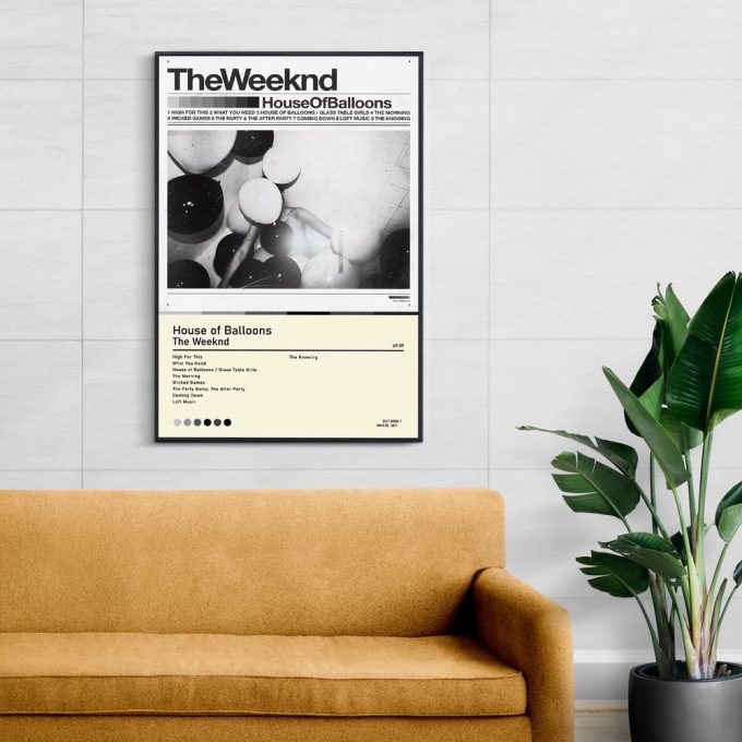 The W.eek.nd - House Of Balloons Album Poster 2