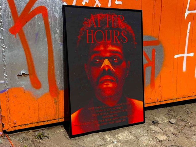 The Weeknd &Quot;After Hours&Quot; Album Cover Poster #Fac 3