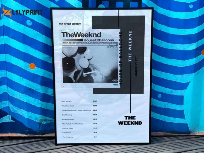 The Weeknd &Amp;Quot;House Of Balloons&Amp;Quot; Album Cover Poster #3 1