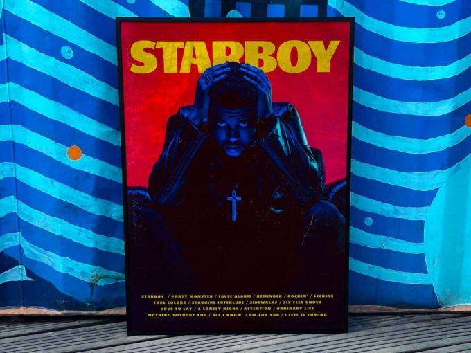 The Weeknd &Quot;Starboy&Quot; Album Cover Poster #Fac 3