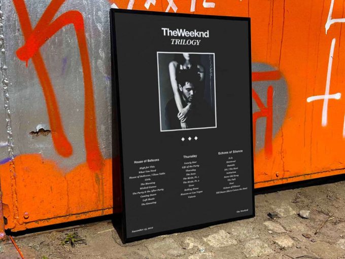 The Weeknd &Quot;Trilogy&Quot; Album Cover Poster #Fac Ver2 3