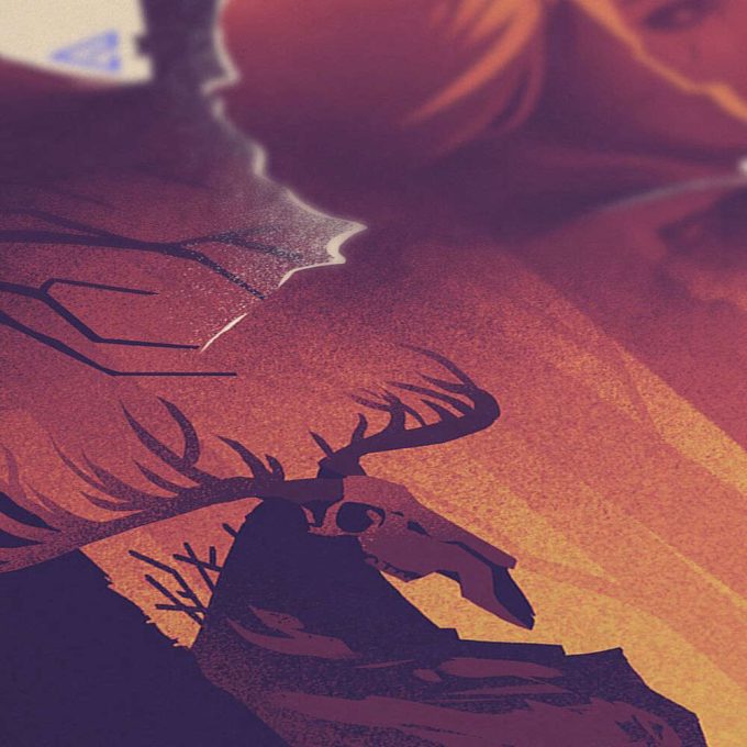 The Witcher Art Print, Geralt, Ciri, Leshen Forest Scene Premium Matte Vertical Posters 5