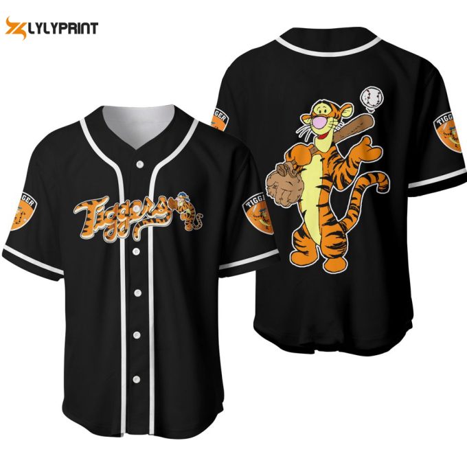Tigger Winnie Pooh Baseball Jersey Shirt 2