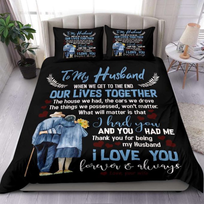 To My Husband Duvet Cover Bedding Set - Perfect Gift For Fans - Bd896 2