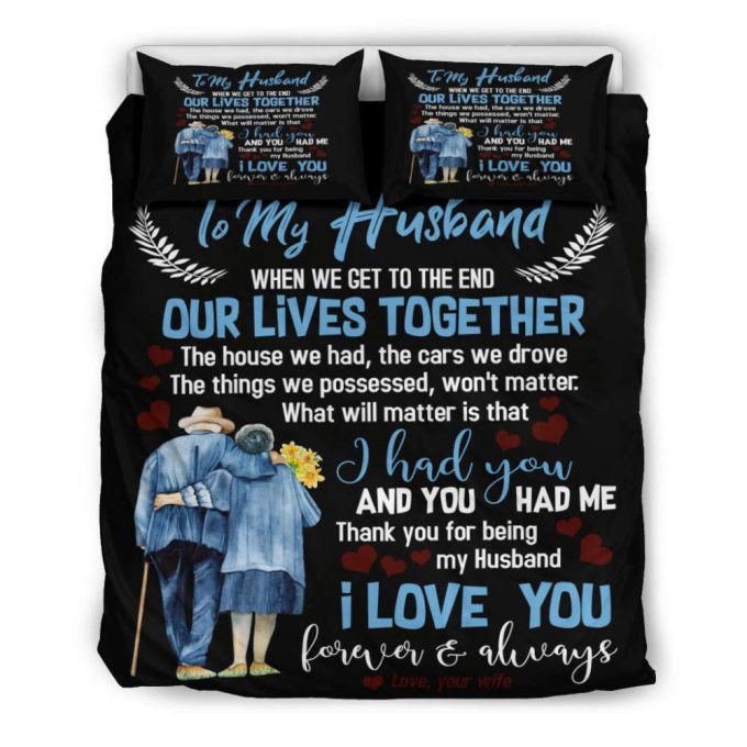To My Husband Duvet Cover Bedding Set - Perfect Gift For Fans - Bd896 5