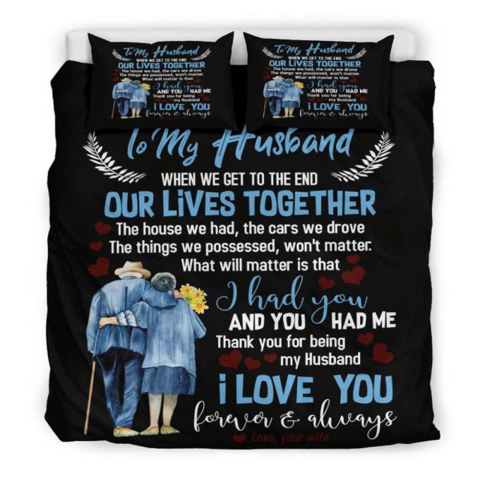 To My Husband Duvet Cover Bedding Set - Perfect Gift For Fans - Bd896 6