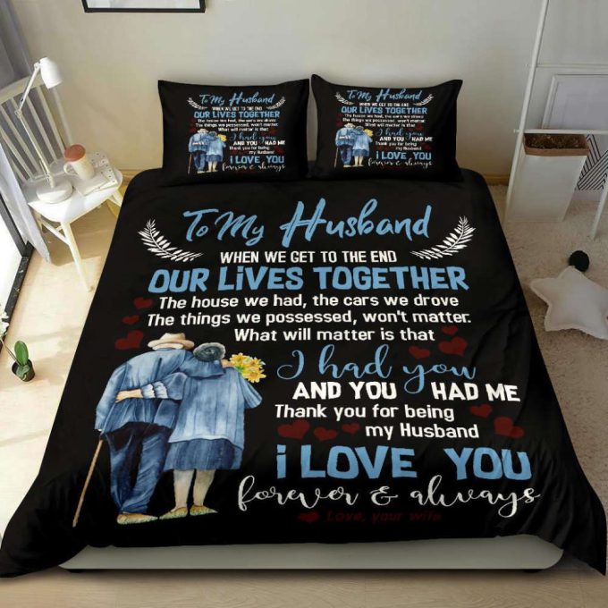 To My Husband Duvet Cover Bedding Set - Perfect Gift For Fans - Bd896 7
