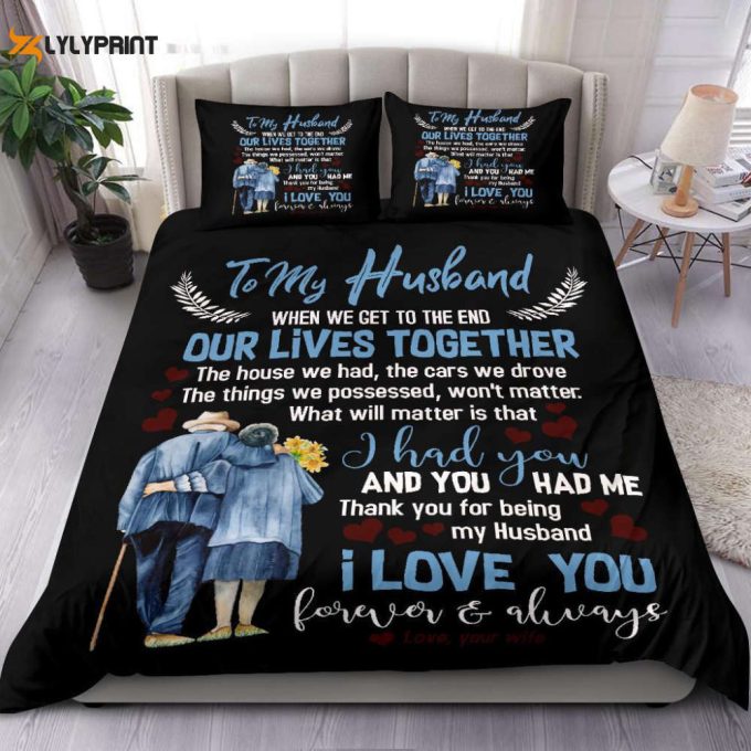 To My Husband Duvet Cover Bedding Set - Perfect Gift For Fans - Bd896 1