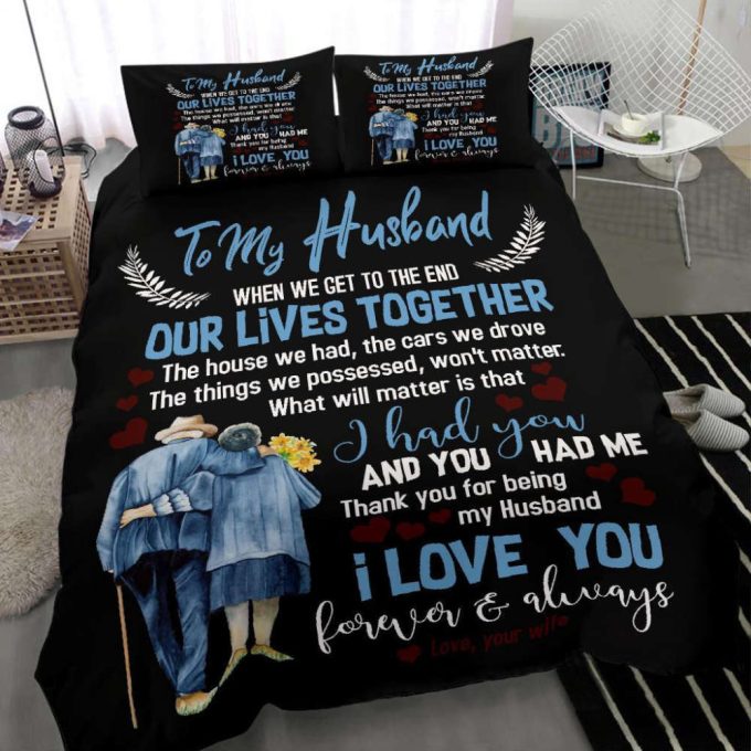 To My Husband Duvet Cover Bedding Set - Perfect Gift For Fans - Bd896 8