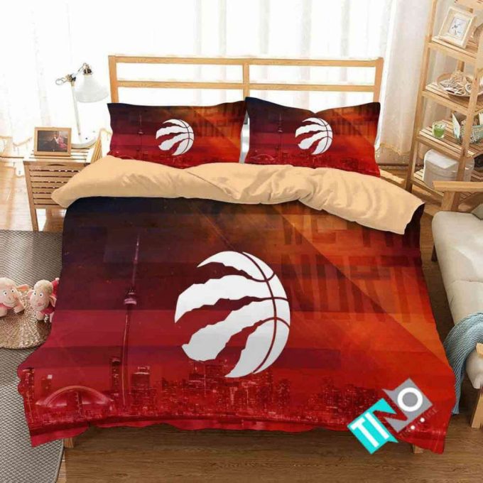 Toronto Raptors Basketball Duvet Cover Bedding Set Gift For Fans 2024 Bd875 2