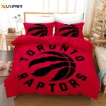 Toronto Raptors Basketball Duvet Cover: Stylish Bedding Set BD876