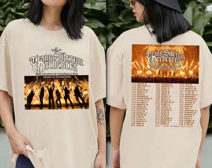 Trans-Siberian Orchestra The Ghost Of Christmas Eve Tour 2023 T-Shirt Sweatshirt, Trans-Siberian Orchestra Winter Tour 2023, Gift For Fan 5