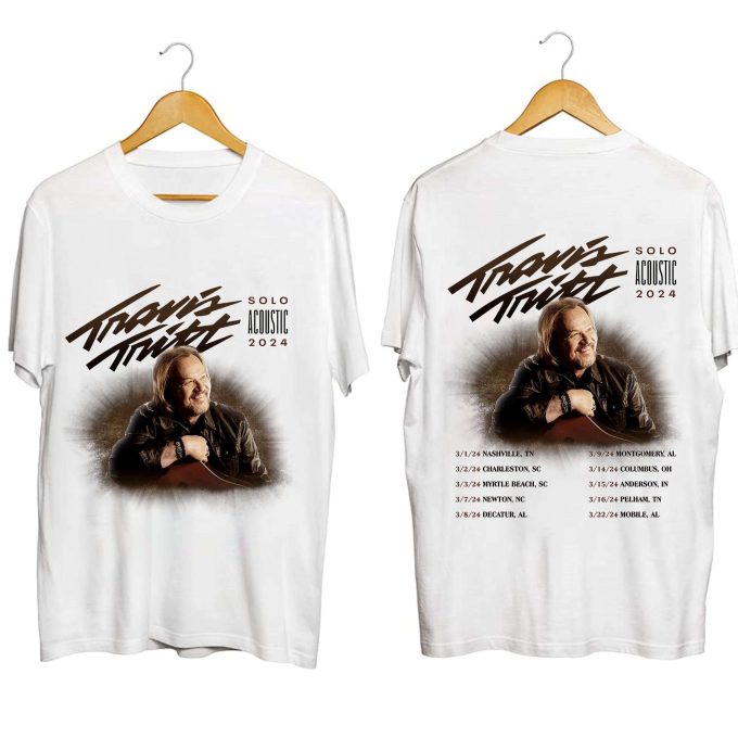 Travis Tritt Solo Acoustic Tour 2024 Shirt - Fan Concert &Amp; Country Music Tour 2