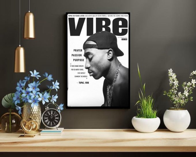 Tupac Shakur 2Pac Poster Hanging Home Decor 3