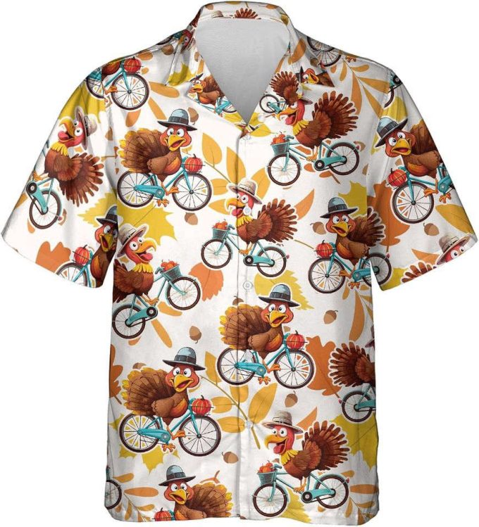 Turkey Thanksgiving Hawaiian Shirt 4